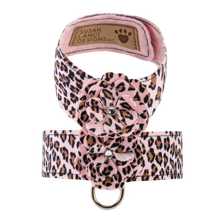 Flower Tinkie Harness-TC-Pink Cheetah-