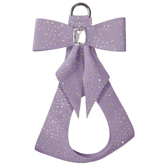 Silver Stardust Tail Bow Step In Harness-Pretty Pastels-TC-French Lavender-