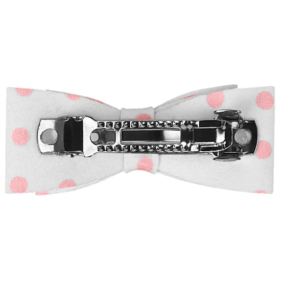 Polka Dot Pink Giltmore Hair Bow-