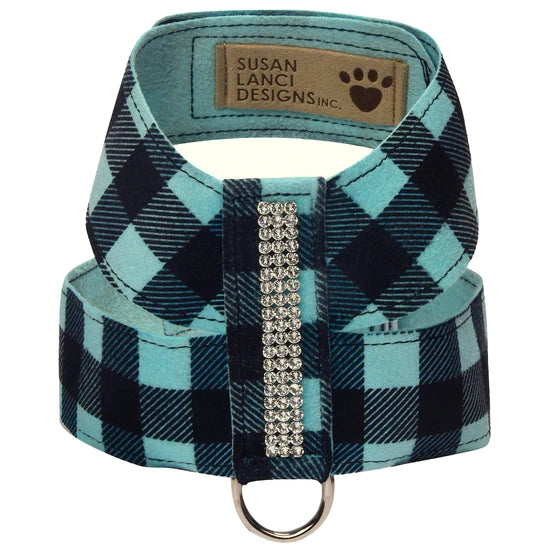 Scotty Plaid 3 Row Giltmore Tinkie Harness-TC-Tiffi Gingham-