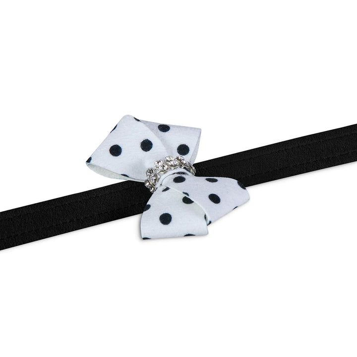 Polka Dot Nouveau Bow Leash-