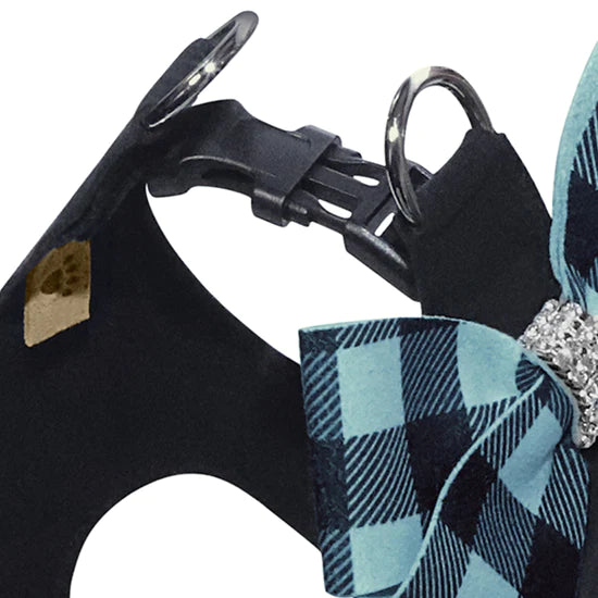 Tiffi Gingham Nouveau Bow Step In Harness-