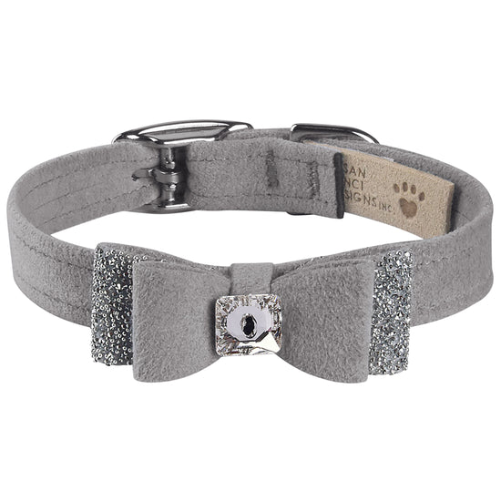 Crystal Stellar Big Bow Collar-TC-Platinum-