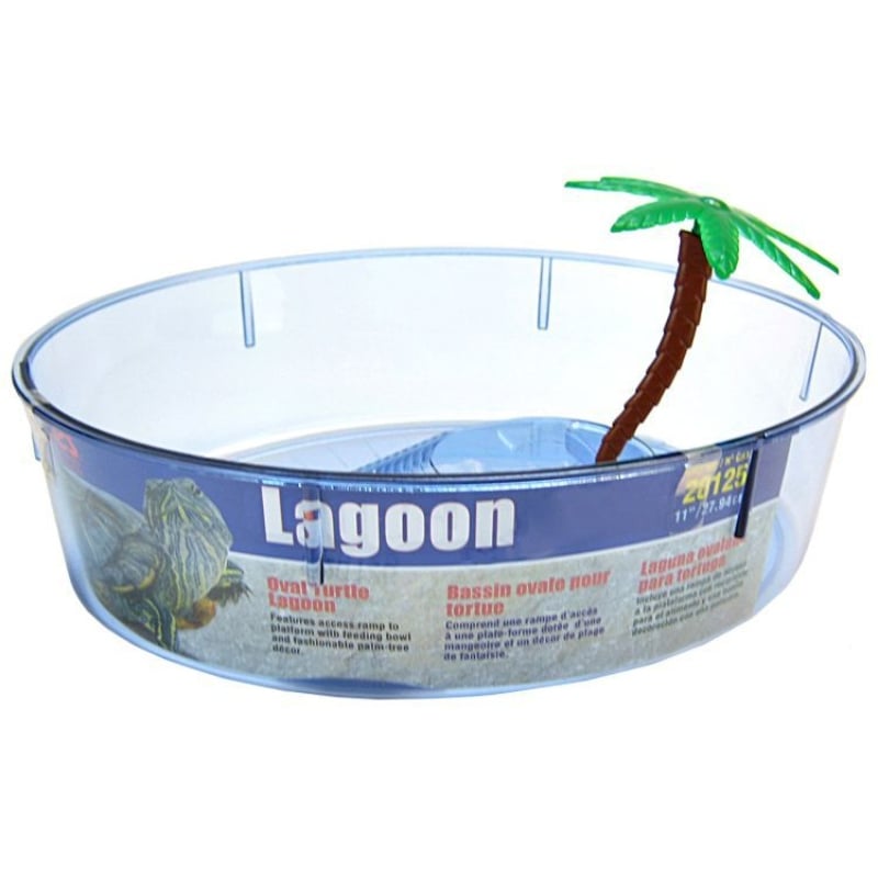 Lees Turtle Lagoon - Assorted Shapes - Oval Shaped - 11"L x 8"W x 3"H-