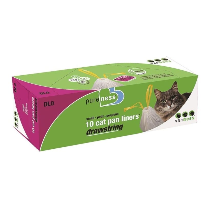 Van Ness Drawstring Cat Pan Liners - Small (10 Pack)-