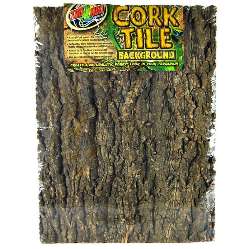 Zoo Med Natural Cork Tile Terrarium Background - X-Large (24" Long x 18" Wide)-