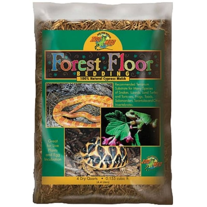 Zoo Med Forrest Floor Bedding - All Natural Cypress Mulch - 4 Quarts-