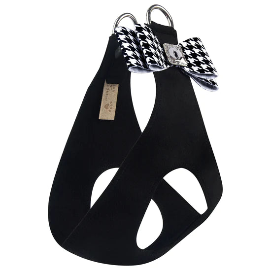 Houndstooth Big Bow Step In Harness-