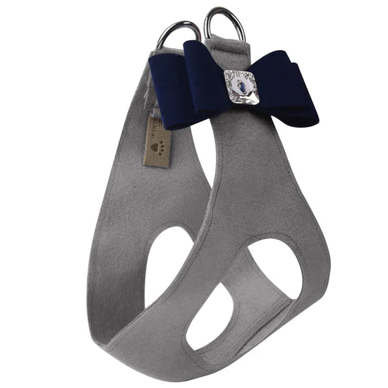 Indigo Big Bow Step In Harness-