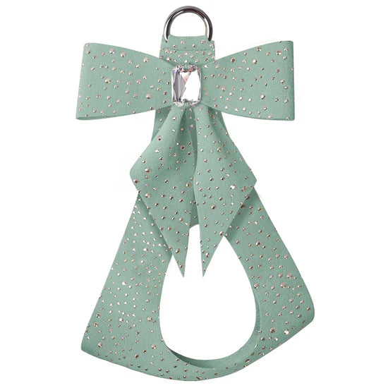 Silver Stardust Tail Bow Step In Harness-Pretty Pastels-TC-Mint-