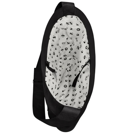 Cuddle Carrier with Summer Liner-1-Black / White Summer Liner-