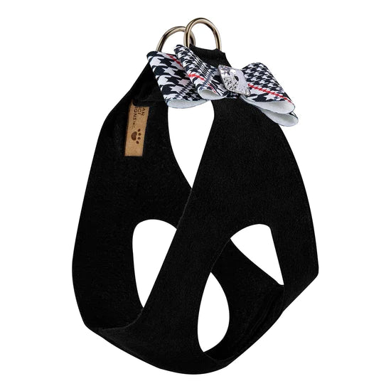 Classic Glen Houndstooth Big Bow Step In Harness-