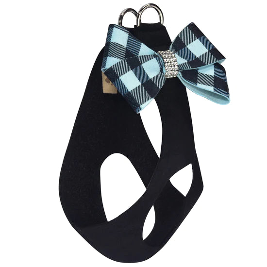 Tiffi Gingham Nouveau Bow Step In Harness-