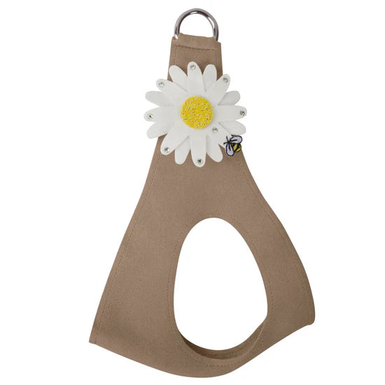 Large Daisy with AB Crystal Stellar Center Step In Harness-Classic Neutrals-TC-Fawn-