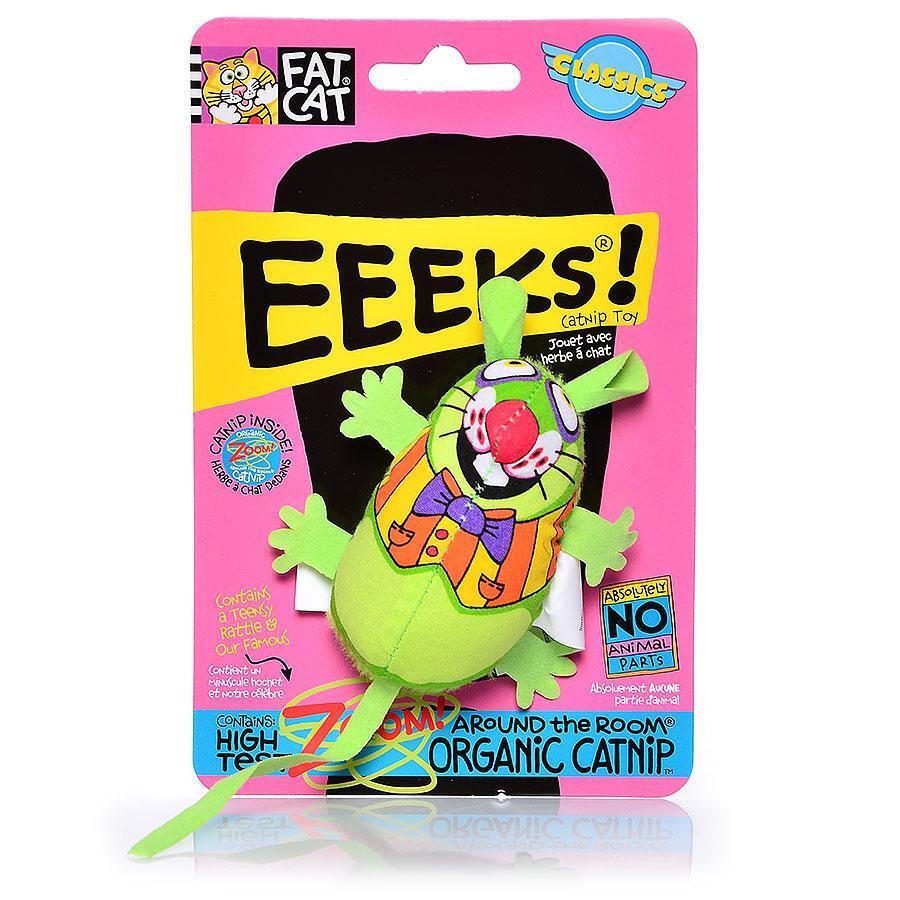 FAT CAT Classic Eeeks! Original Catnip Toy Assorted 1ea/One Size-