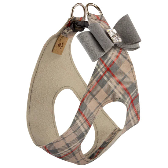 Scotty Plaid Platinum Big Bow Step In Harness-