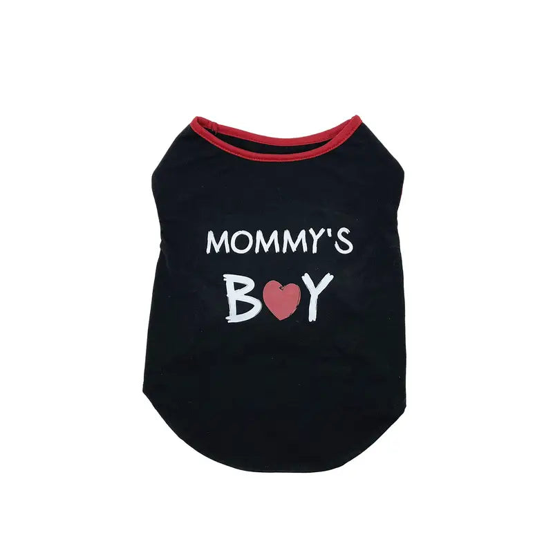 Cute Mommy Boy Summer Dog T-Shirt