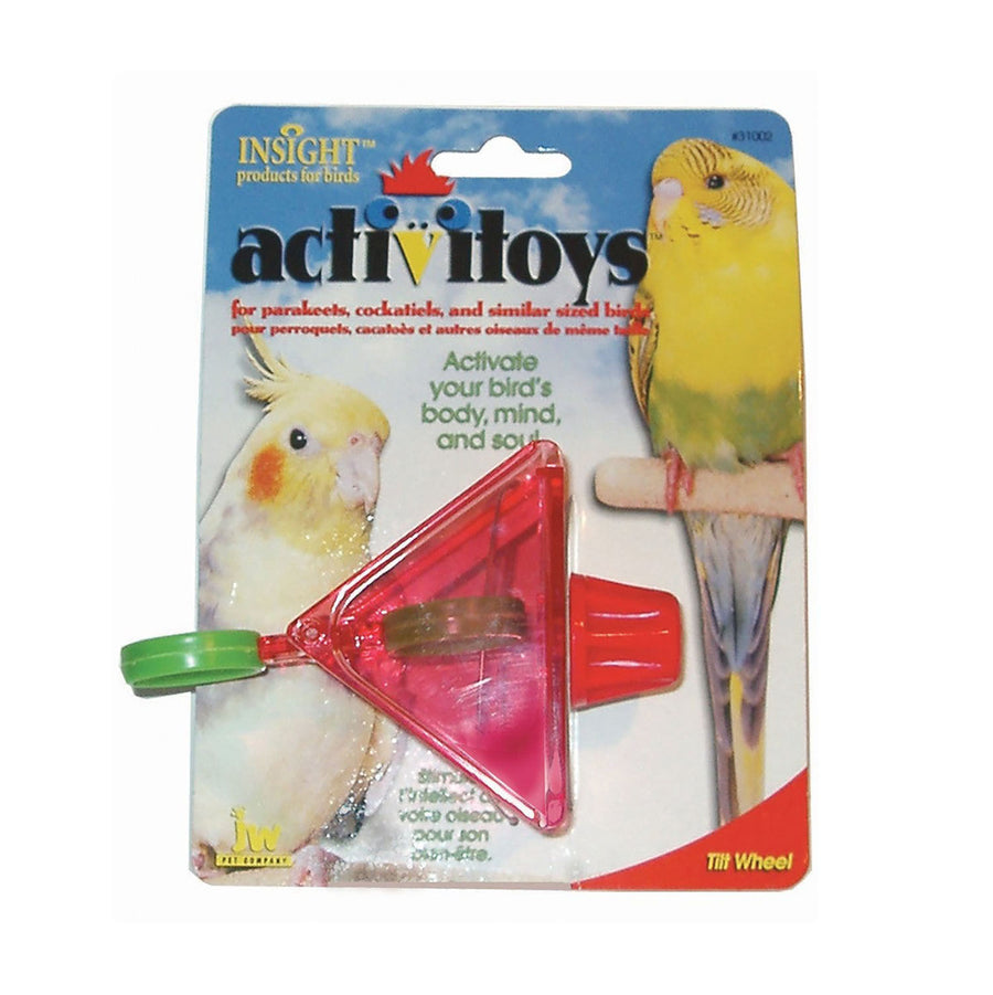 JW Pet ActiviToy Tilt Wheel Bird Toy Assorted 1ea/One Size-