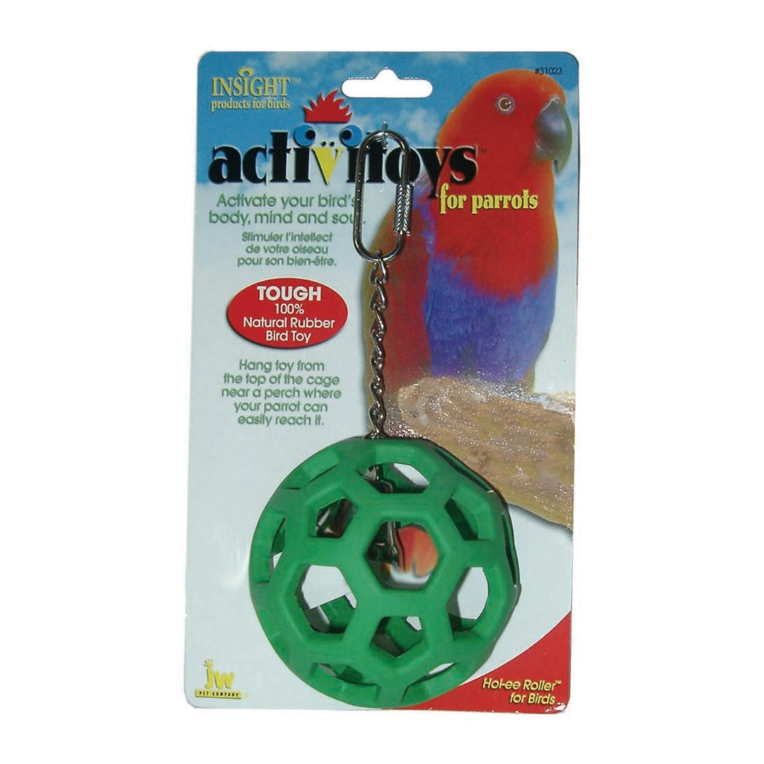 JW Pet ActiviToy Hol-ee Roller Bird Toy Multi-Color 1ea/LG-