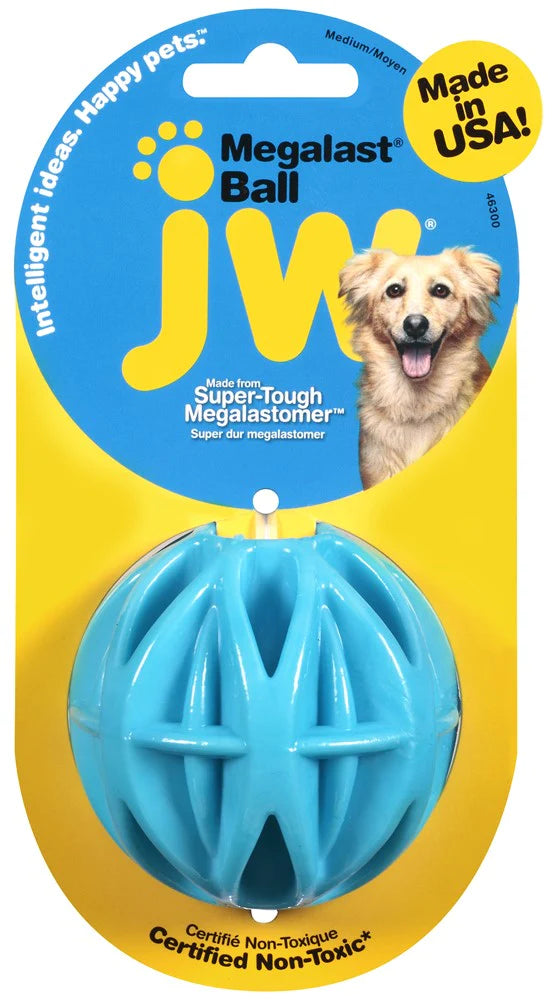 JW Pet MegaLast Dog Toy Ball Assorted 1ea/MD-