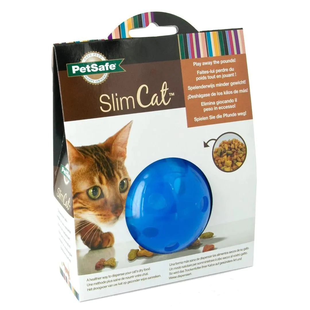 Petsafe Slimcat Feeder Ball Blue-