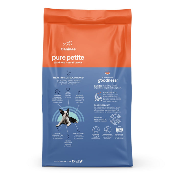 Pure Petite Puppy Food with Wholesome Grains Chicken 4 Lb