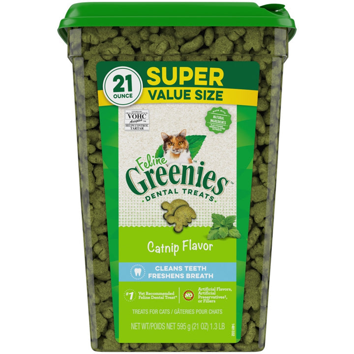 Greenies Feline Adult Cat Dental Treats Catnip 1ea/21 oz-