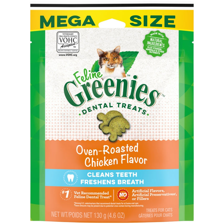 Greenies Feline Adult Cat Dental Treats Oven Roasted Chicken 1ea/4.6 oz-