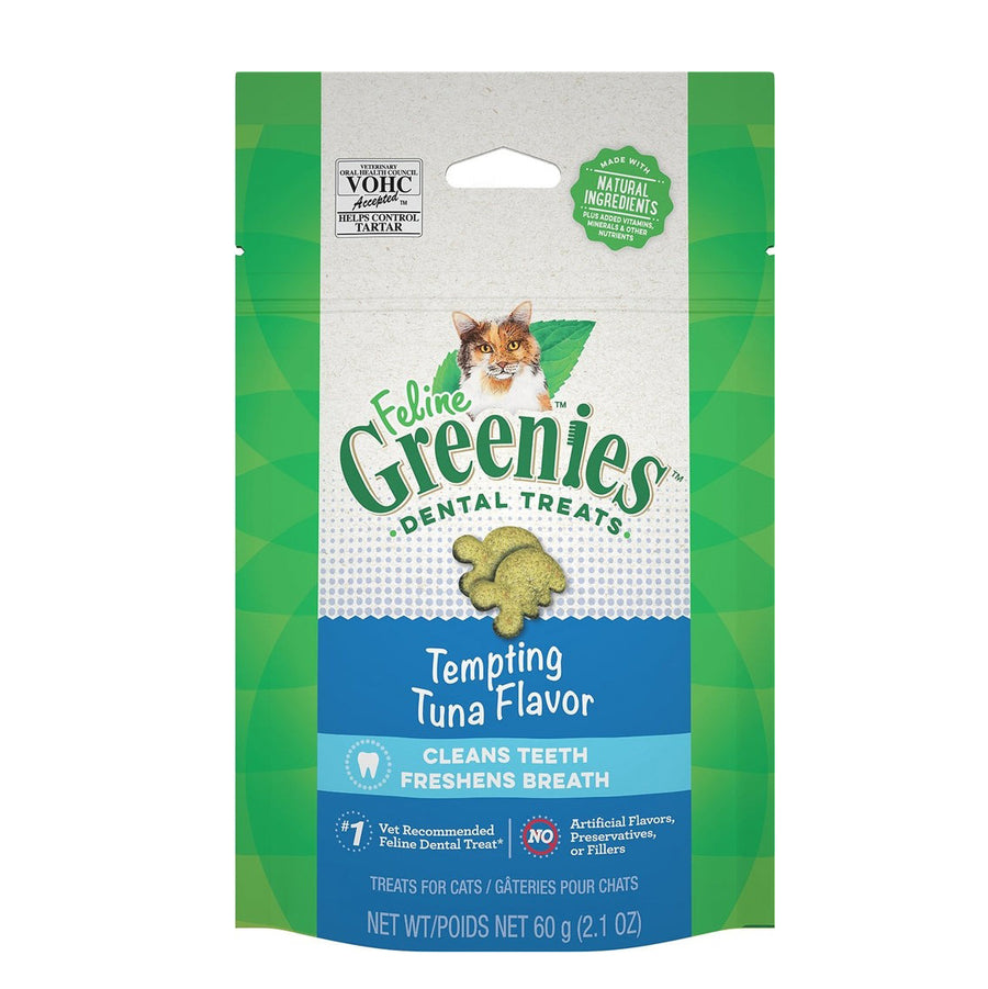 Greenies Feline Adult Cat Dental Treats Tempting Tuna 1ea/2.1 oz-