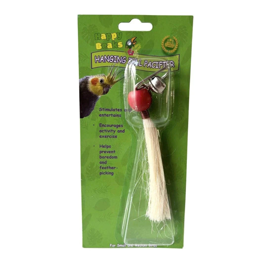 A & E Cages Happy Beaks Preening Toy with Bell Bird Toy 1ea/LG-