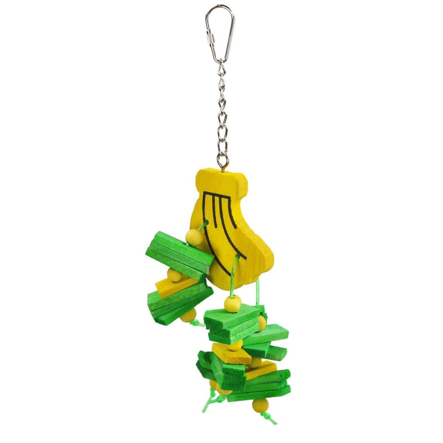 A & E Cages Banana Bird Toy 1ea-