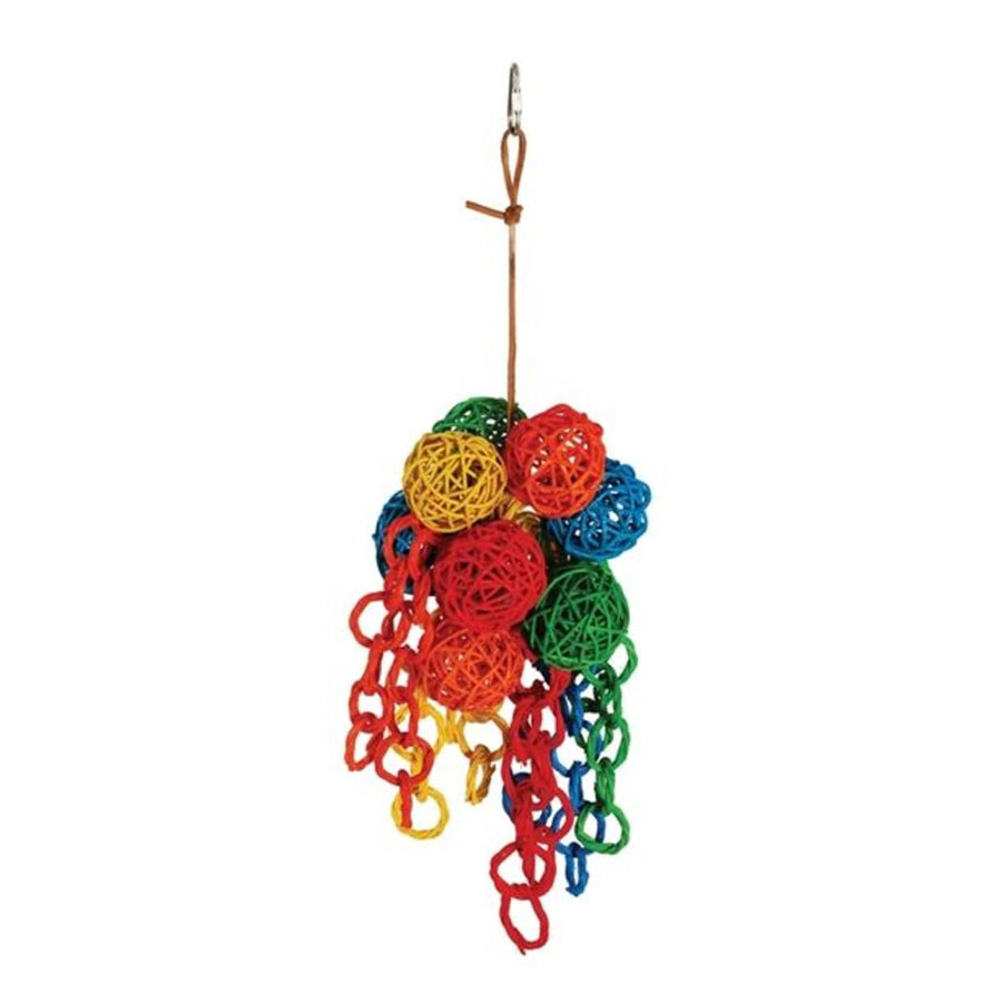 A and E Cages Happy Beaks Vine Foraging Balls Bird Toy MD-
