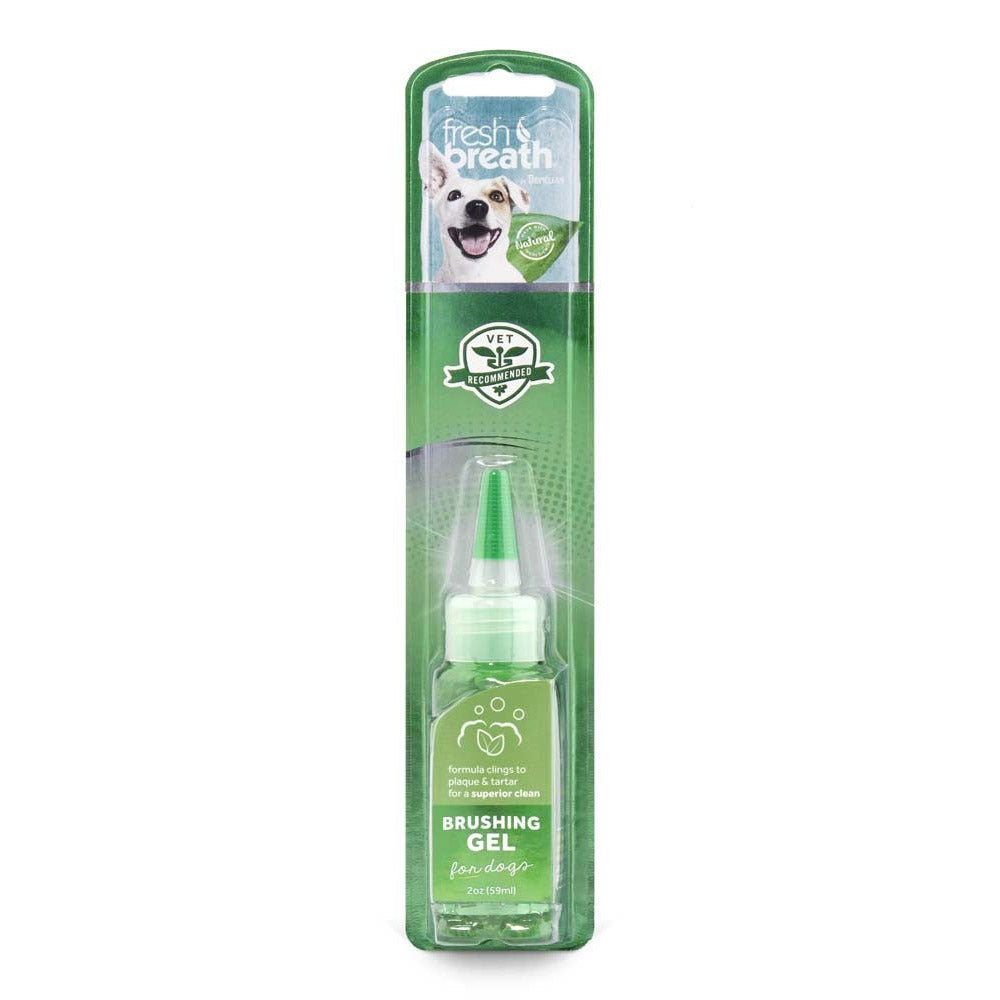 TropiClean Fresh Breath Brushing Dental & Oral Care Gel for Dogs 1ea/2 oz-