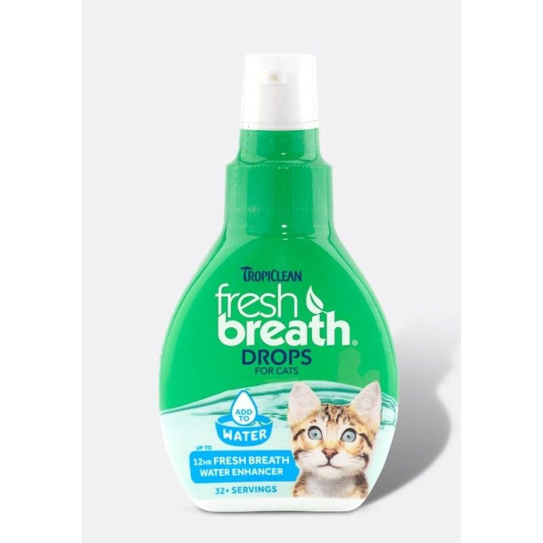 TropiClean Fresh Breath Oral Care Water Additive for Cats 1ea/2.2 Fl. oz-