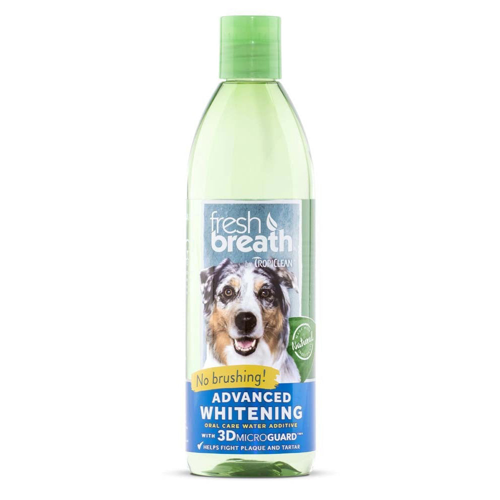 TropiClean Fresh Breath Advanced Whitening Oral Care Water Additive for Dogs 1ea/16 fl oz-