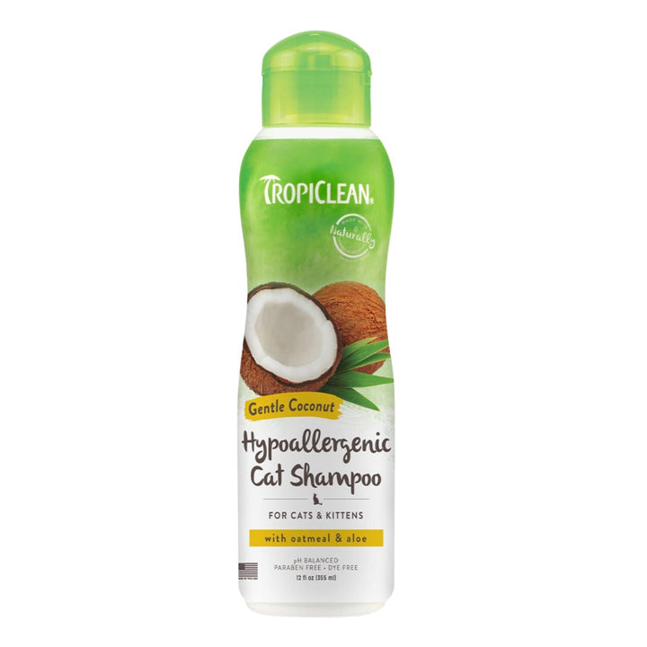 TropiClean Gentle Coconut Hypoallergenic Cat & Kitten Shampoo 1ea/12 oz-