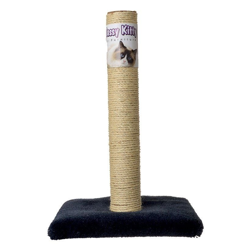 Classy Kitty Cat Sisal Scratching Post - 26in-