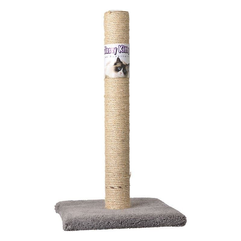 Classy Kitty Cat Sisal Scratching Post - 32in High-