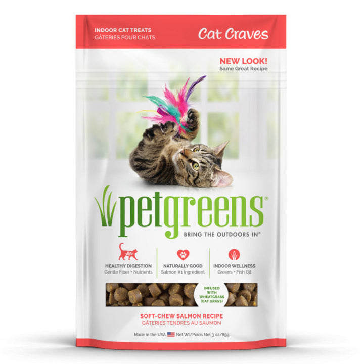 Pet Greens Cat Craves Semi-Moist Soft Cat Treats Salmon 1ea/3 oz-