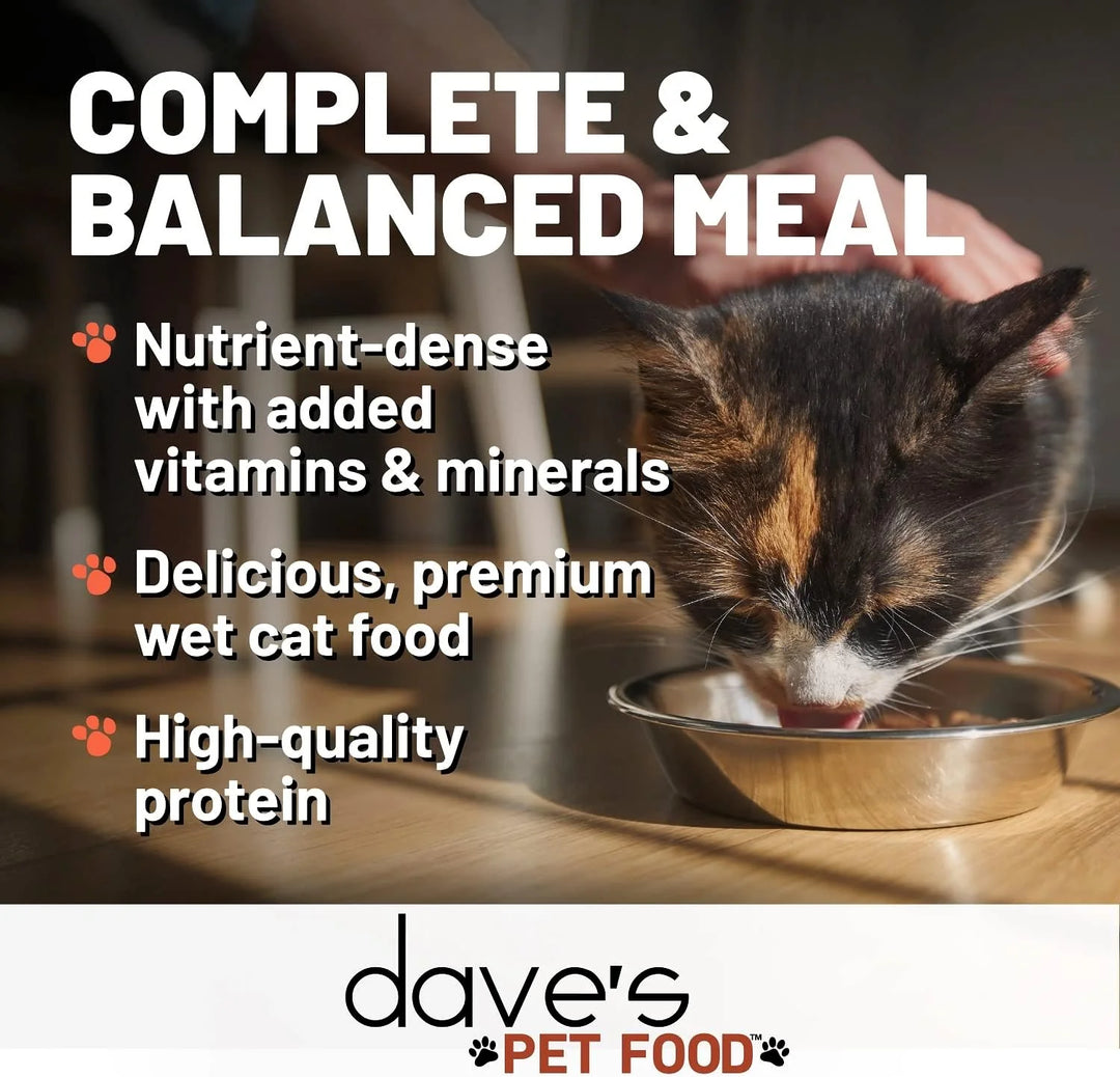 Dave's Naturally Healthy Cat Food; Turkey and Giblets Pate Dinner 13.2oz. (Case Of 12)-