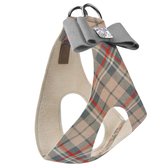 Scotty Plaid Platinum Big Bow Step In Harness-