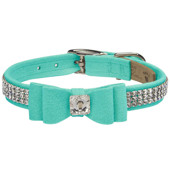 Big Bow 3 Row Giltmore Collar-TC-Tiffi Blue-