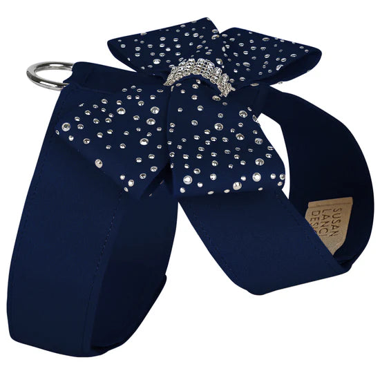 Silver Stardust Nouveau Bow Tinkie Harness-TC-Indigo-