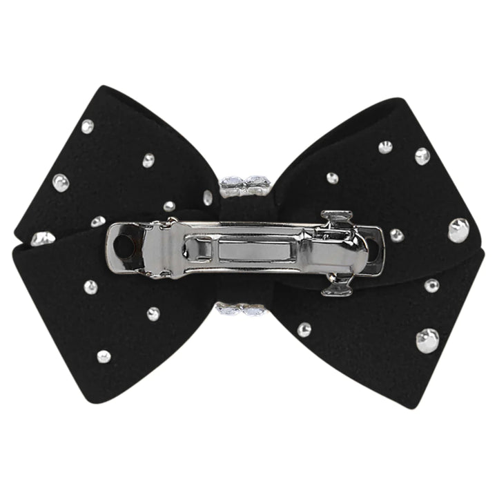 Nouveau Bow Hair Bow with Silver Stardust-