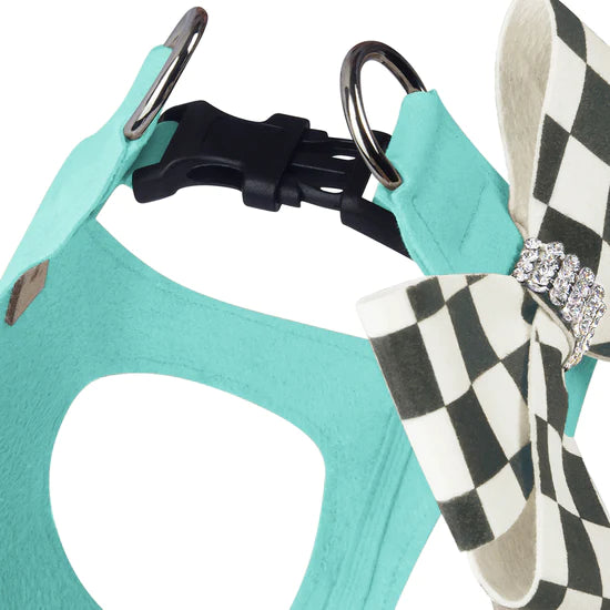 Windsor Check Nouveau Bow Step In Harness-Pretty Pastels-