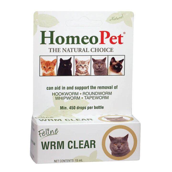 HomeoPet Feline WRM Clear 1ea/15 ml-