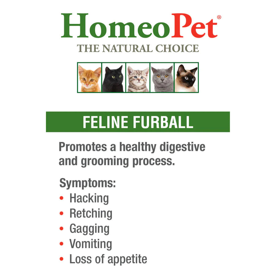 HomeoPet FELINE Furball Relief 1ea/0.5 fl oz-