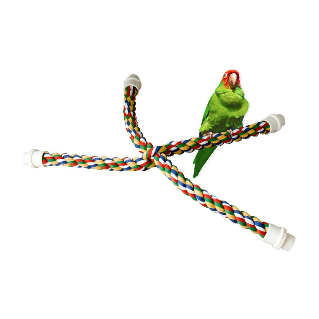 JW Pet Comfy Perch Cross Multi-Color 1ea/MD-