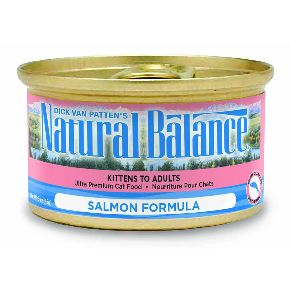 Natural Balance Pet Foods Ultra Premium Wet Cat Food Salmon 24ea/5.5 oz-