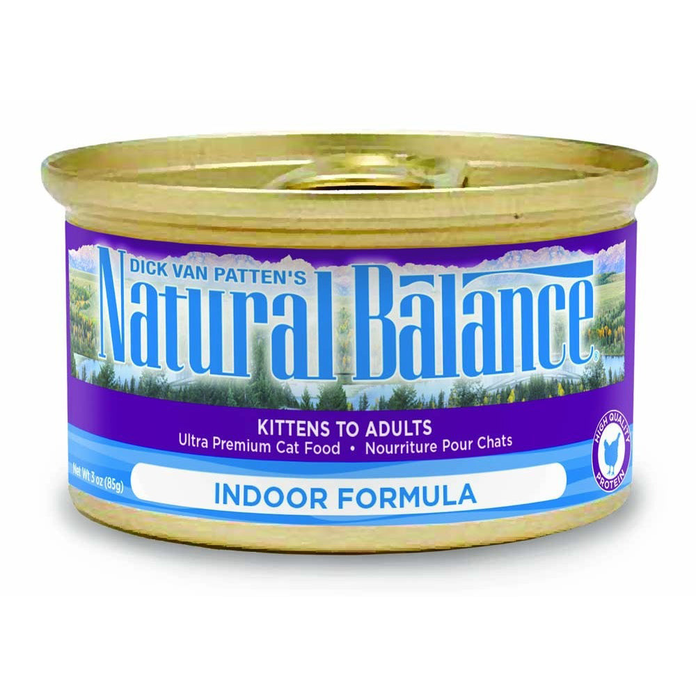 Natural Balance Pet Foods Ultra Premium Indoor Wet Cat Food Chicken 24ea/5.5 oz-